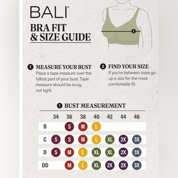 Bali Wireless Rose Tea Pink Seamless Comfort Stretch Bra Size Small NWT! - Picture 3 of 10